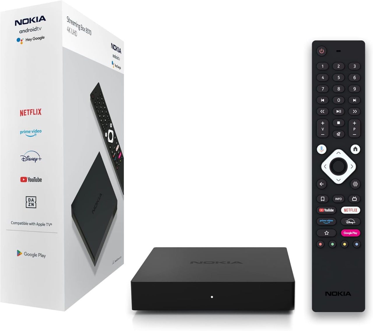 Nokia Streaming Box 8010 en un entorno de salón moderno